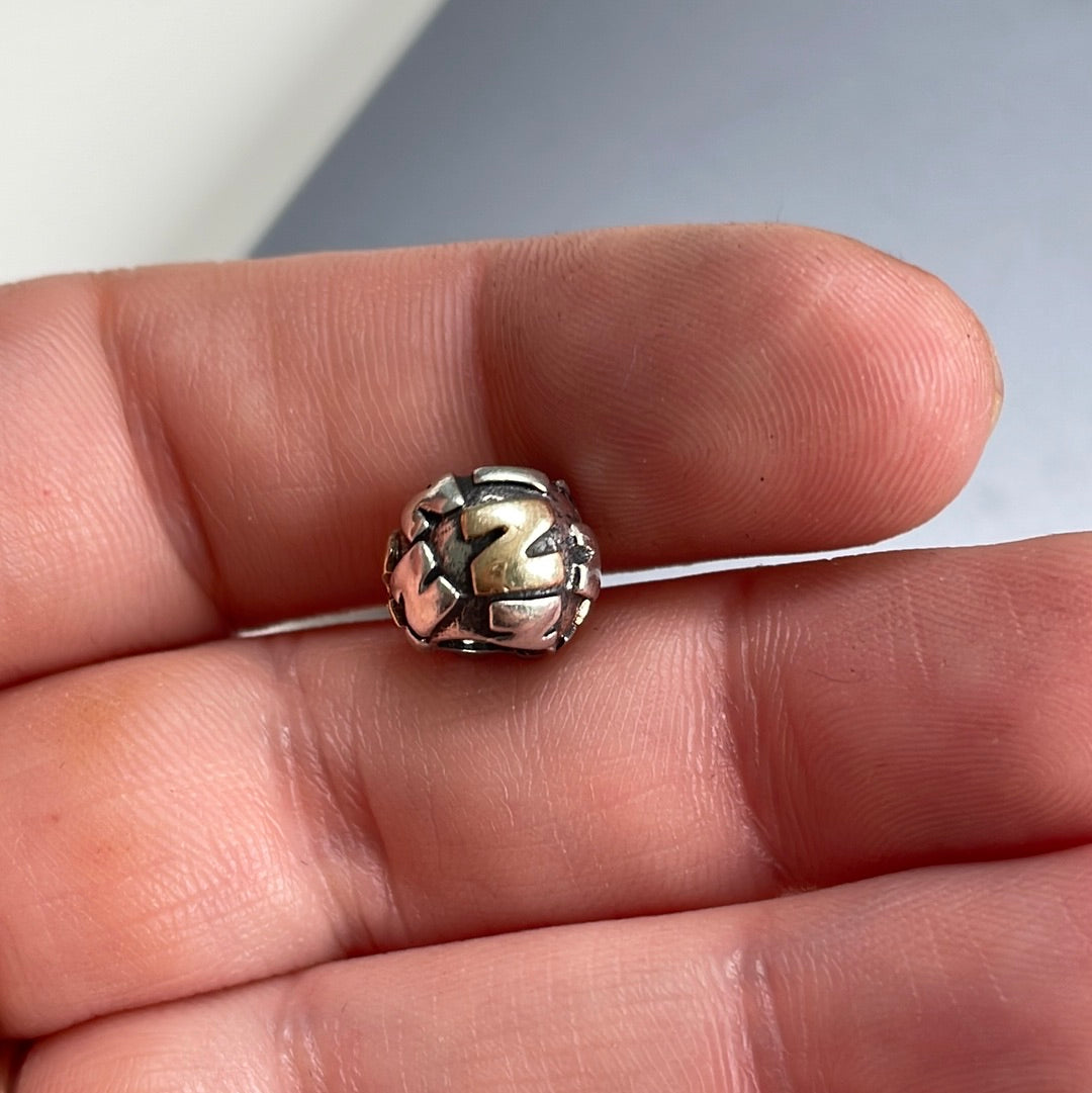 Genuine Pandora Retired Golden Letter N