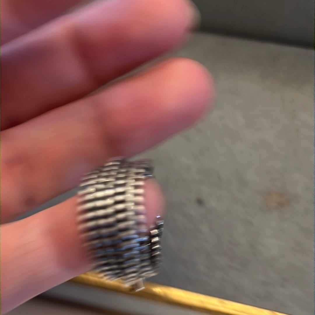 Genuine Pandora Gold & Diamond Two Tone Kerry's Precious Entangled Beauty Ring 60 Retired HTF Rare