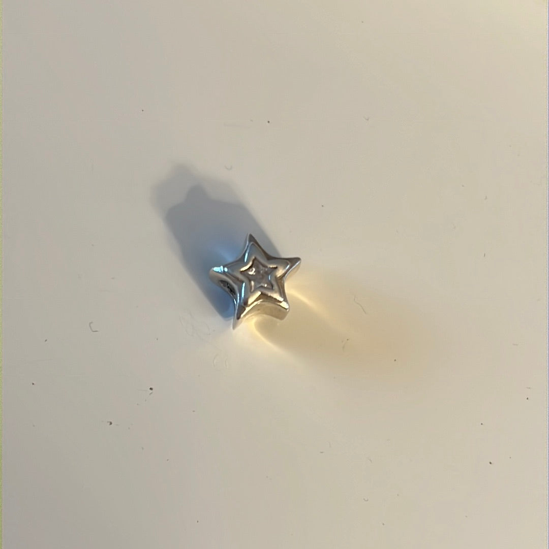 Genuine Chamilia CZ Star Sparkle Charm