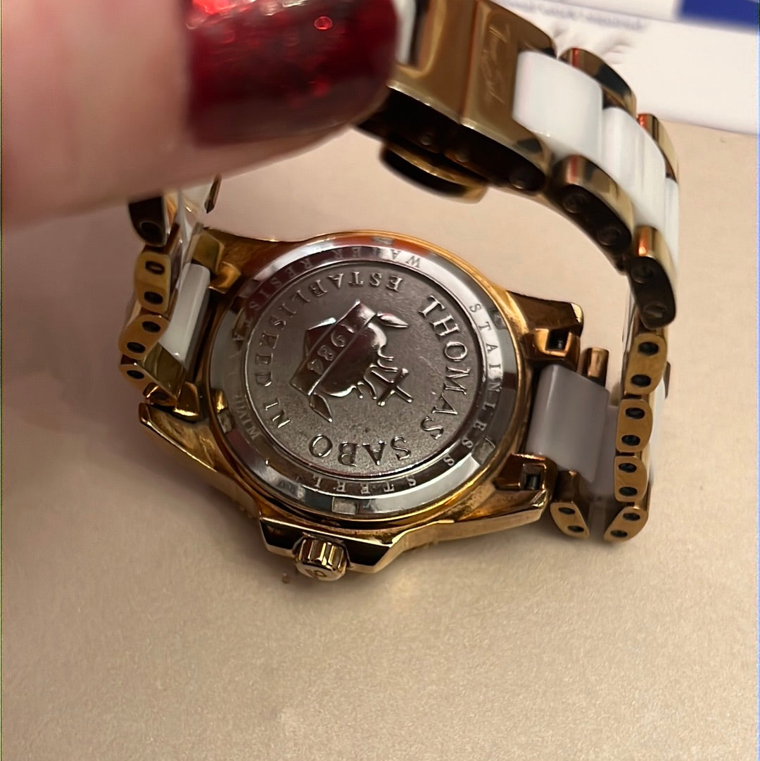 Genuine Thomas Sabo Rose Gold Mother of Pearl Enamel Watch