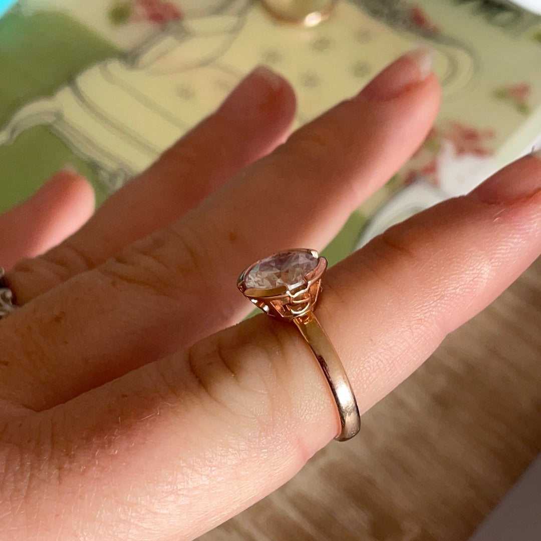 Thomas Sabo Rose Gold Clear Stone CZ Eternity Ring Size 54 VARIOUS STYLES