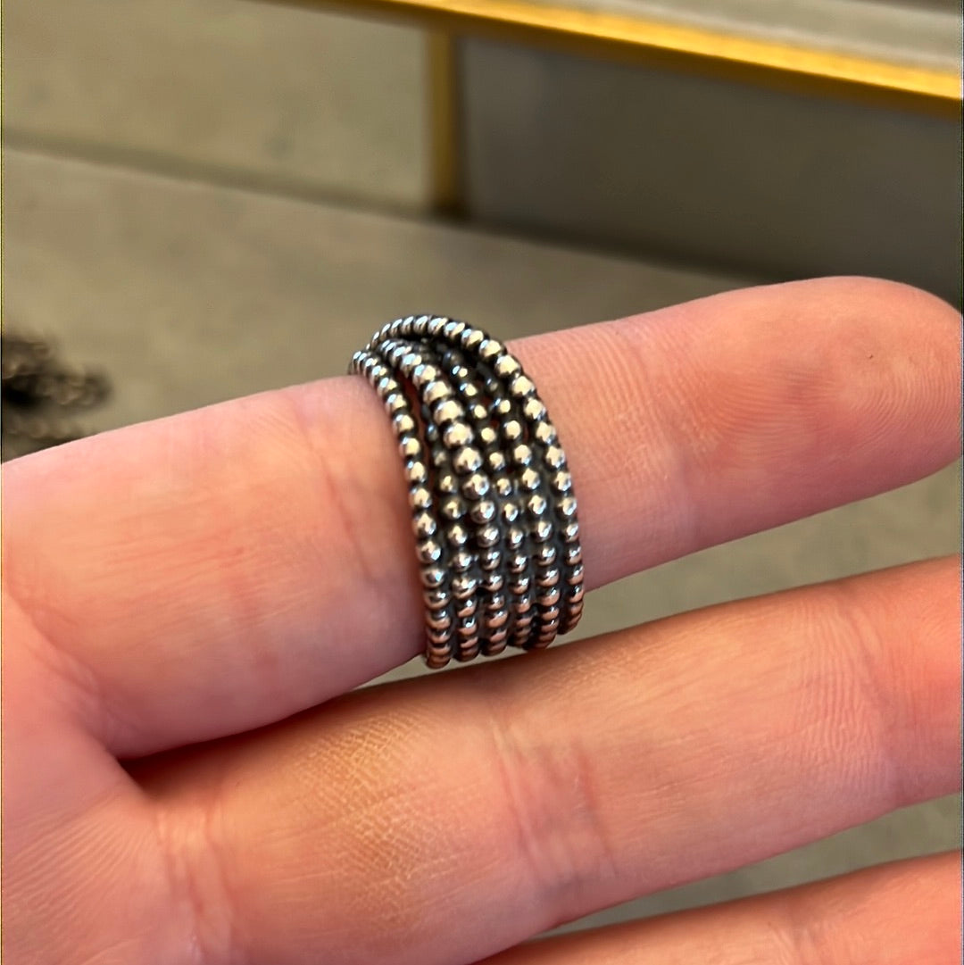 Genuine Pandora Gold & Diamond Two Tone Kerry's Precious Entangled Beauty Ring 60 Retired HTF Rare