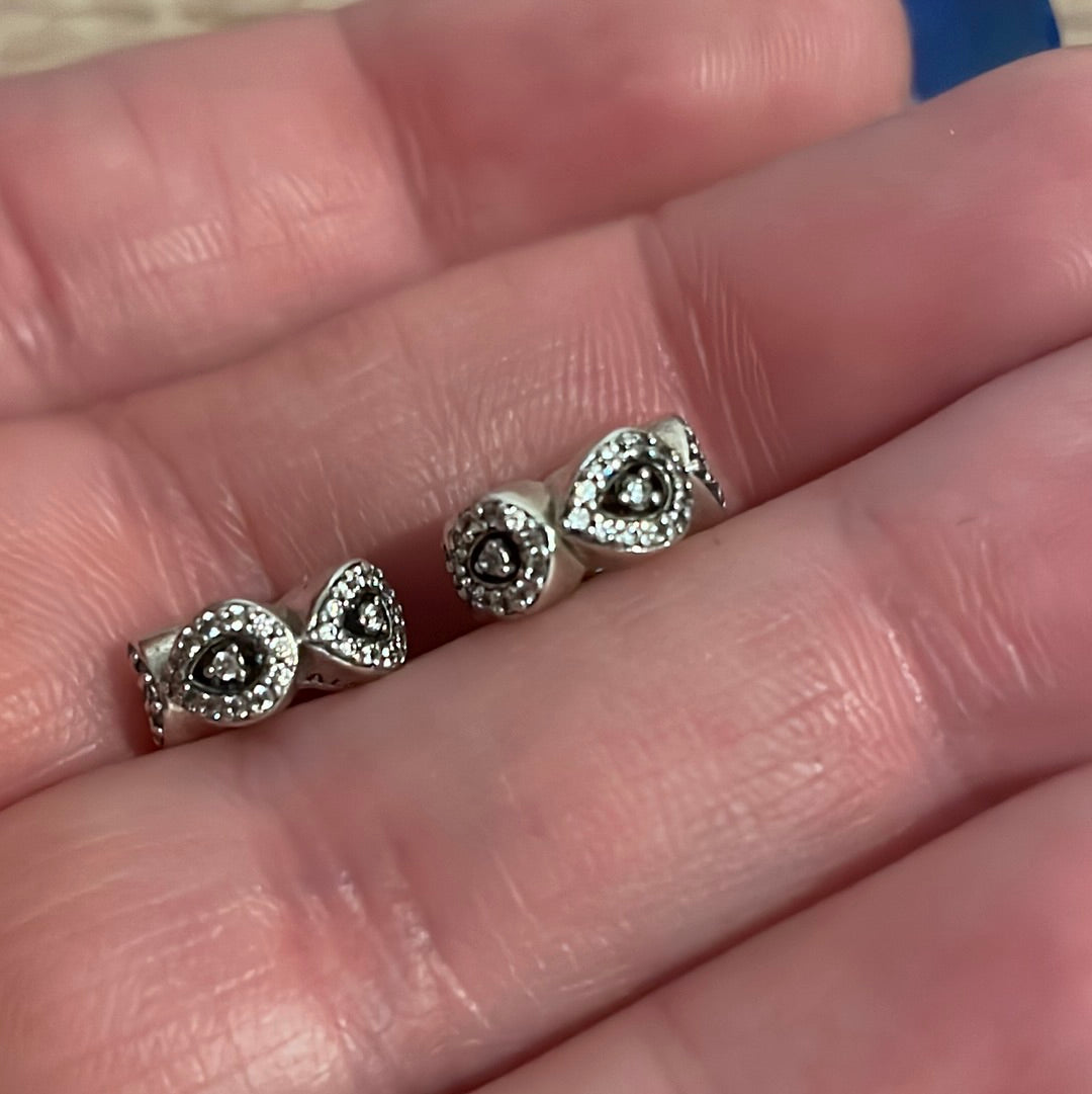 Genuine Pandora Cascading Glamour Pave Clear Stone Spacer x1