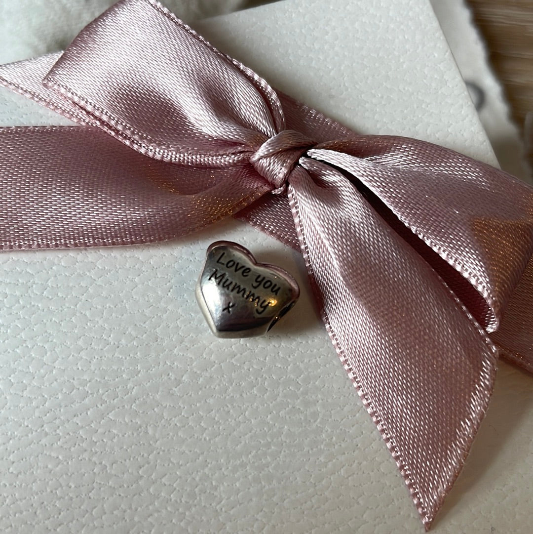 Genuine Pandora Mum Mummy Heart I Love You