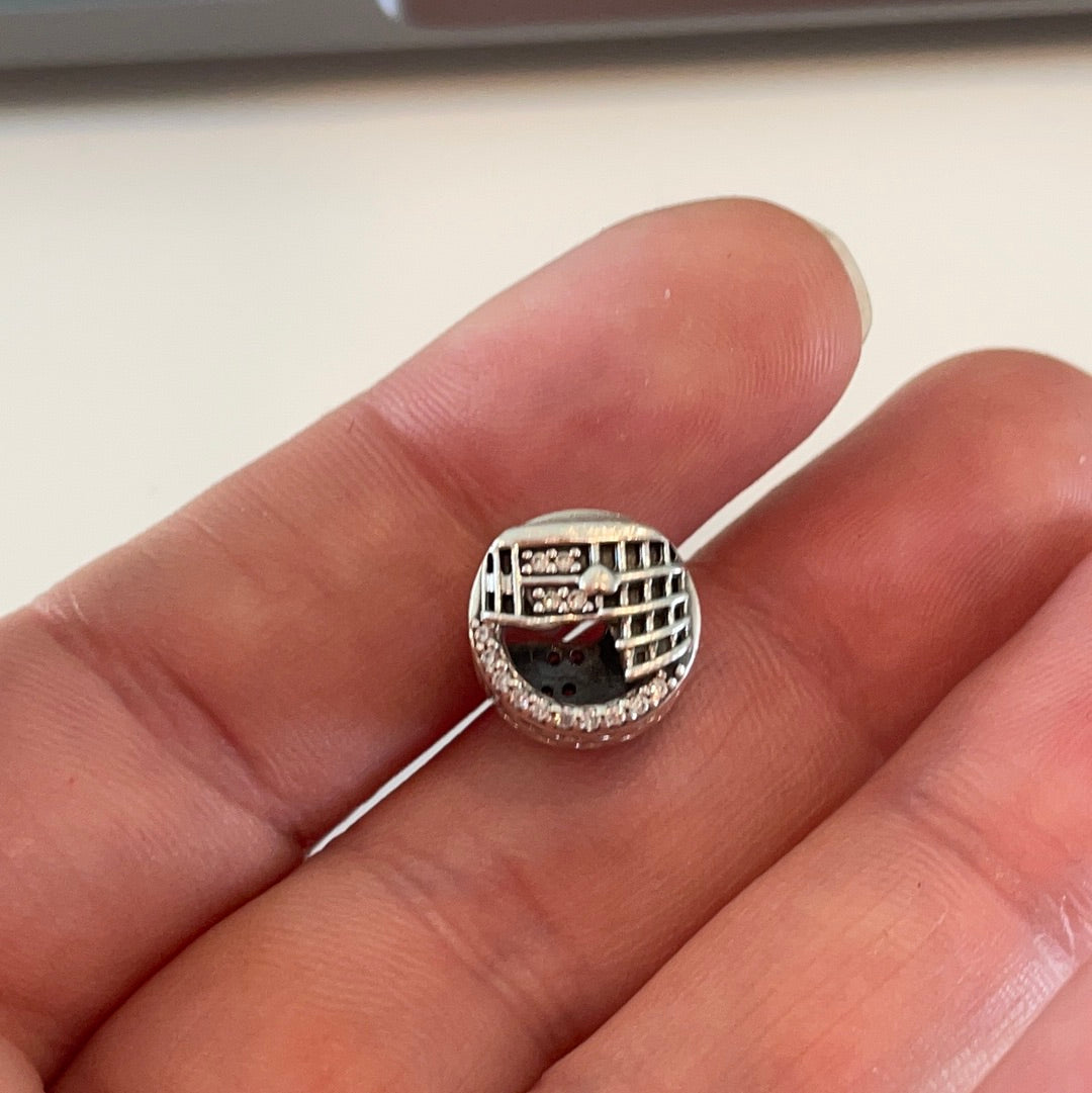 Genuine Pandora Pave Sparkling Rome Colosseum Charm