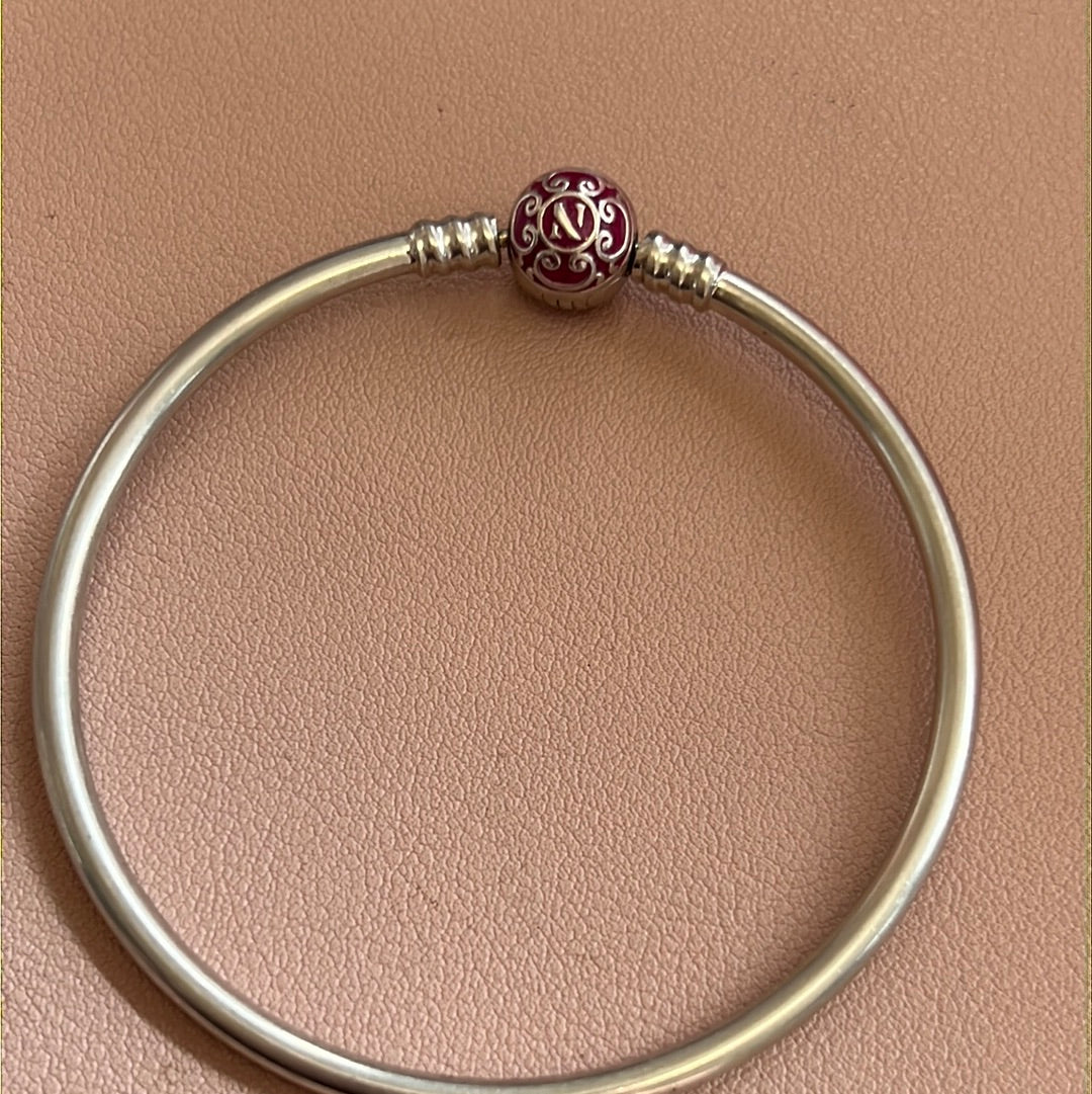 CNINA QUEEN Pink Enamel Bangle 19cm