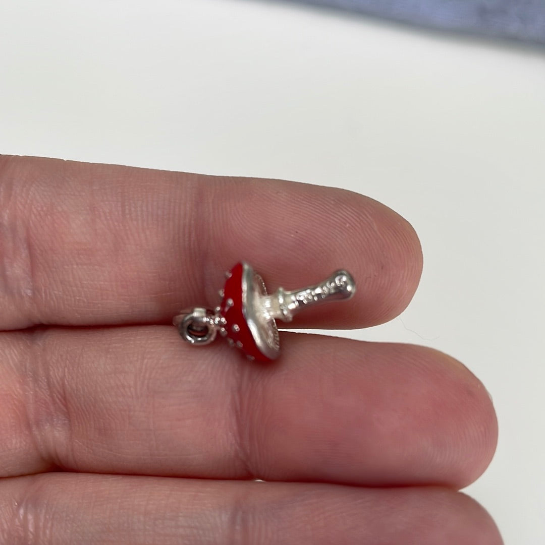 Genuine Thomas Sabo Red Enamel Mushroom RARE