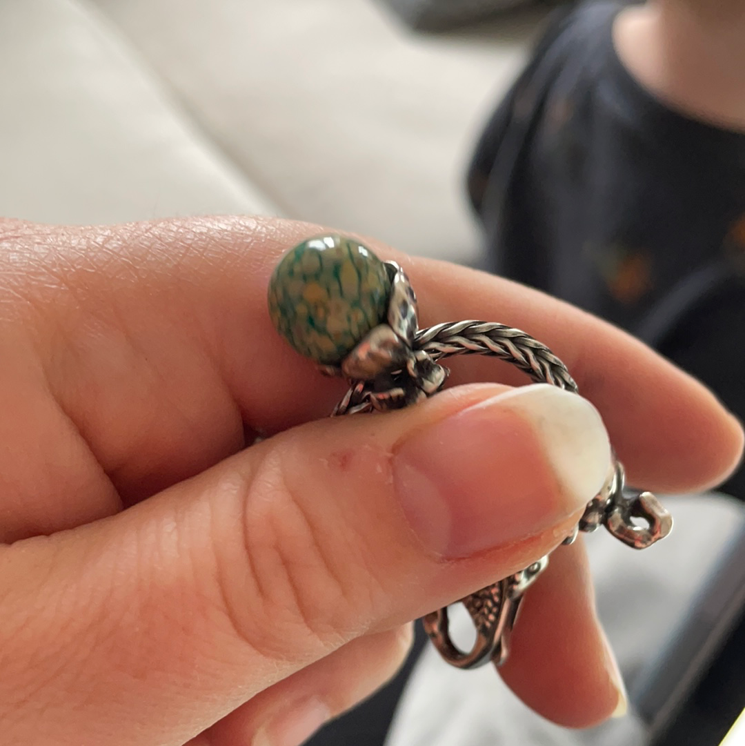 Genuine Trollbeads Forget Me Knot with Bud Charm