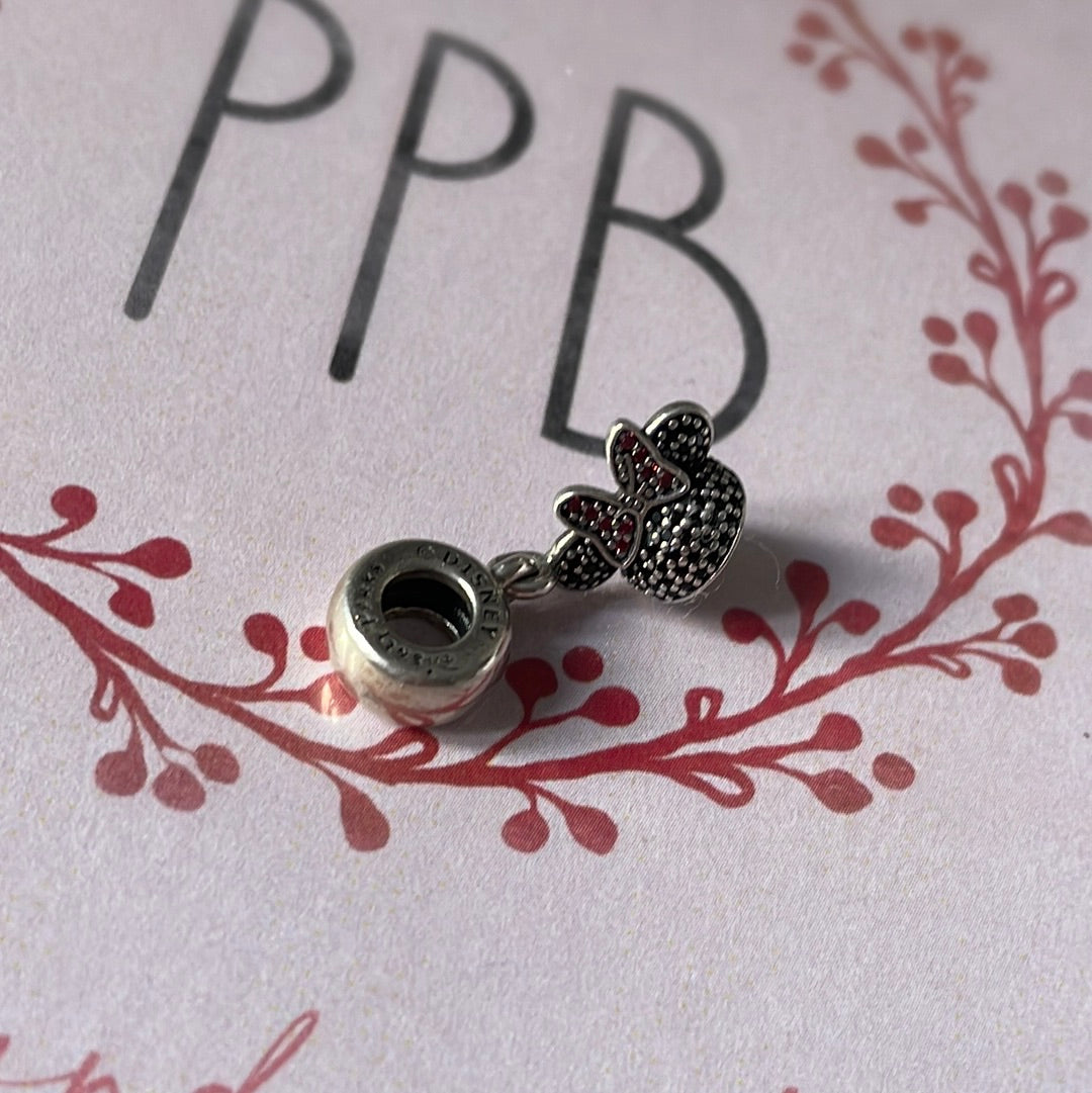 Genuine Pandora Disney Parks Exclusive Minnie Mouse Pave Ears