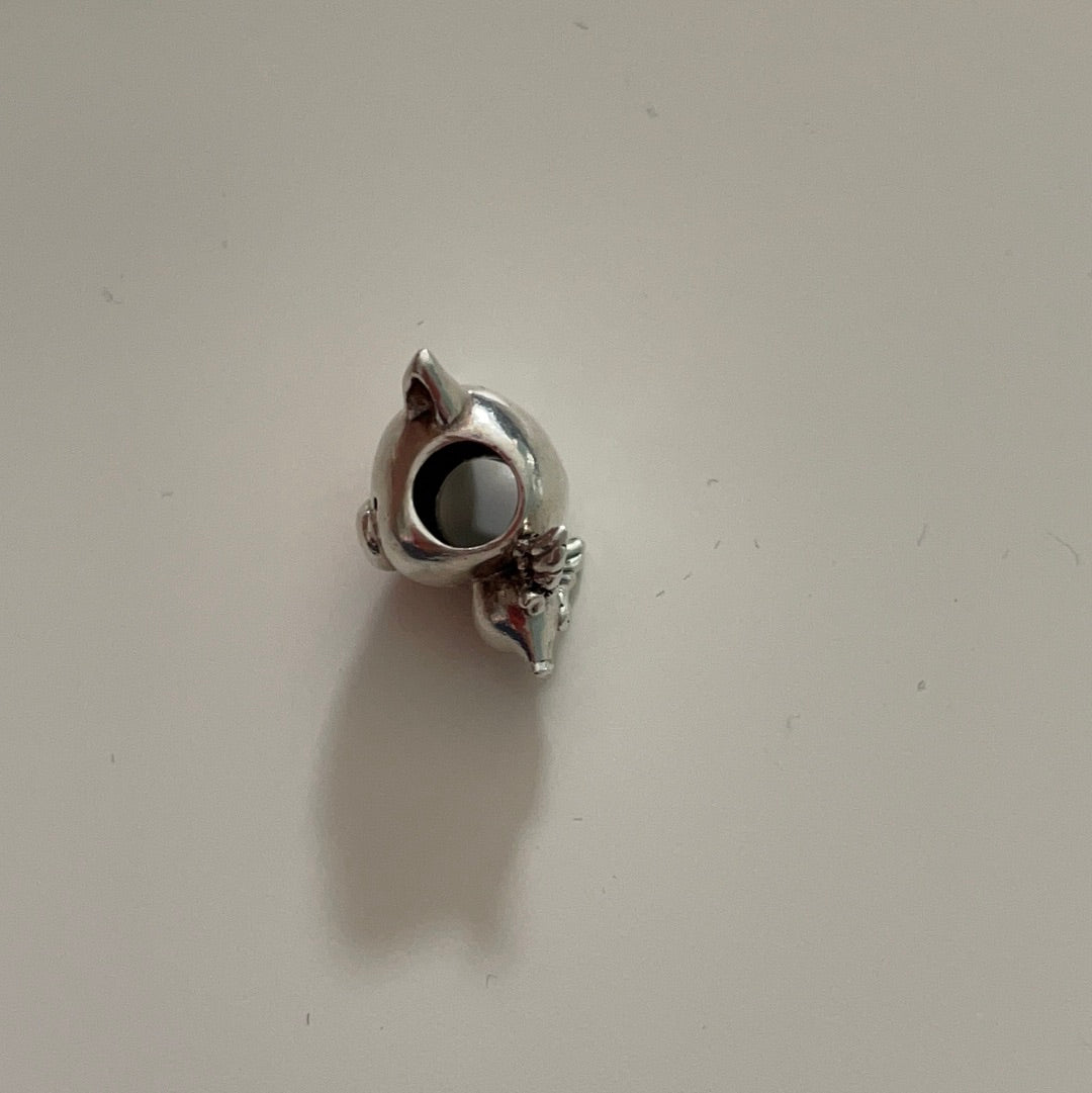 Genuine Pandora Pippo the Flying Pig Animal Charm