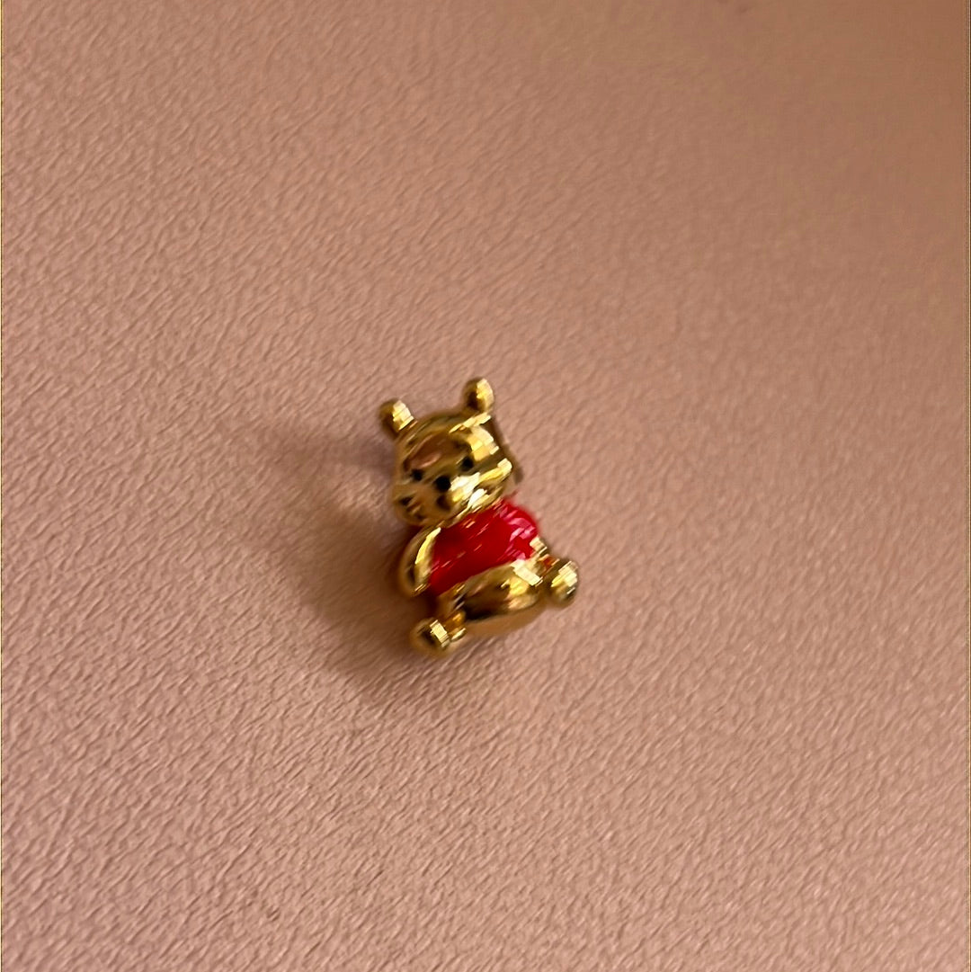 Genuine Pandora Shine Gold Winnie The Pooh New Style Charm