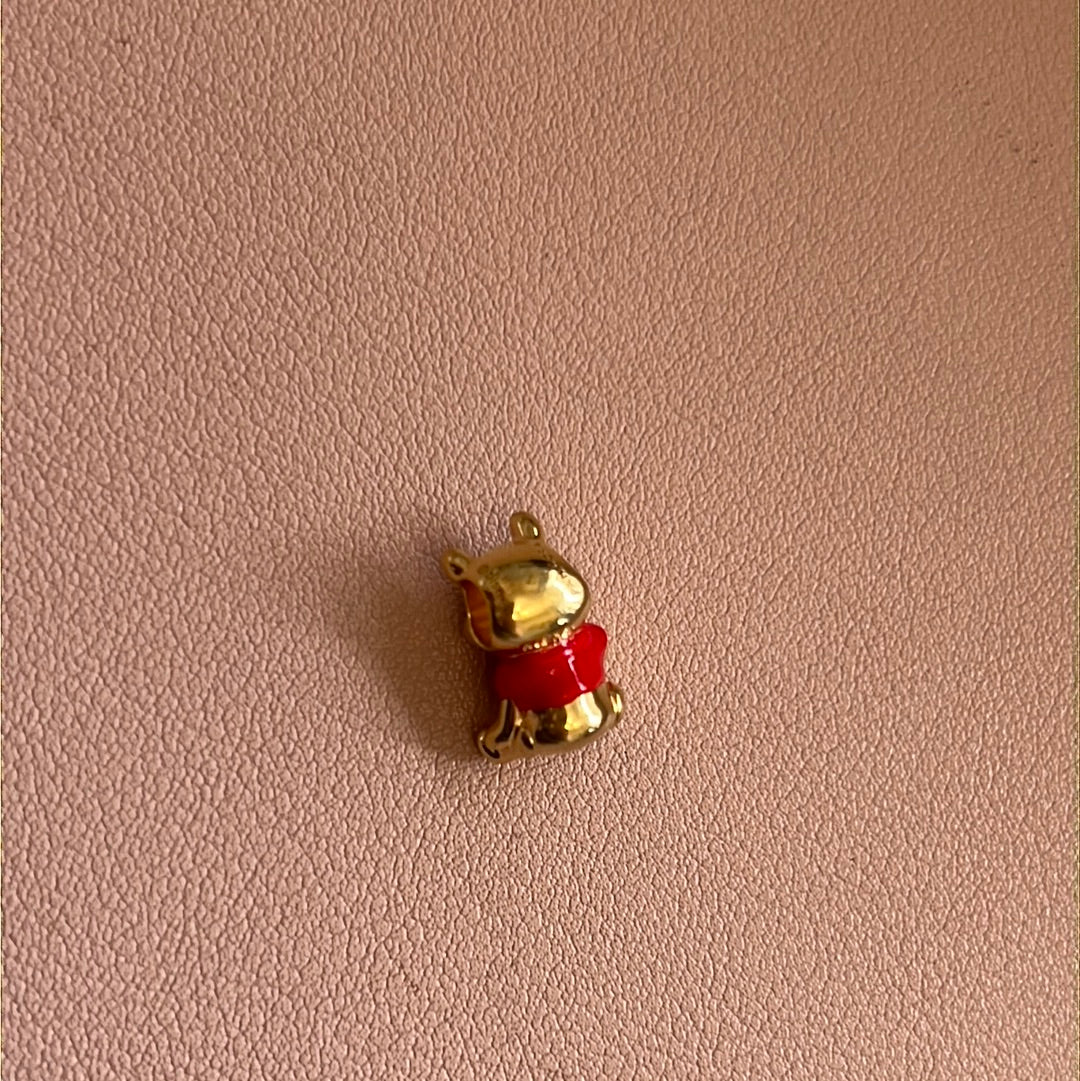Genuine Pandora Shine Gold Winnie The Pooh New Style Charm