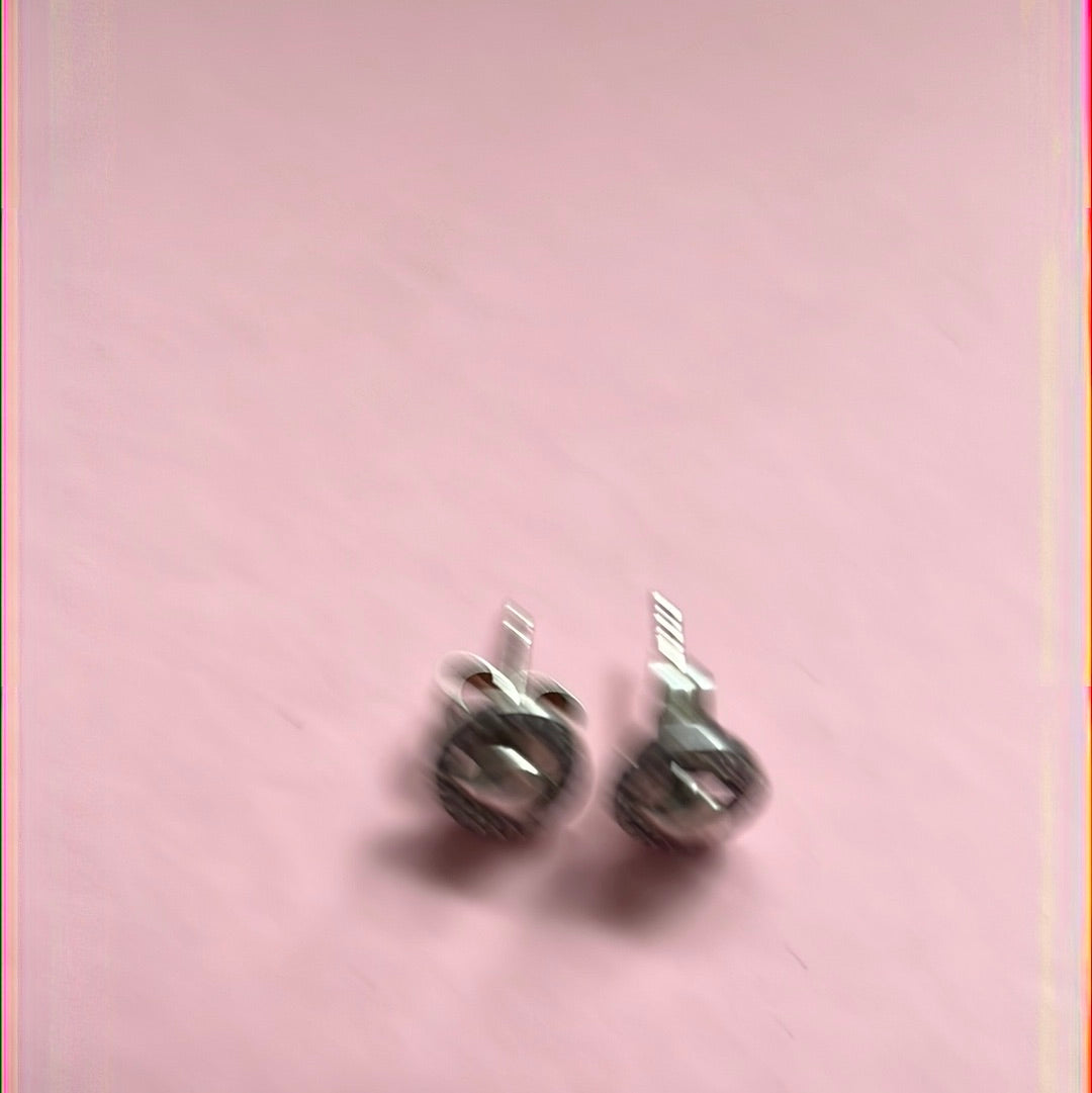 Genuine Pandora Forever Heart Pave Circle 2 in 1 Stud Earrings