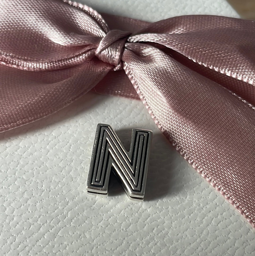 Genuine Pandora Reflexions N Letter Clip