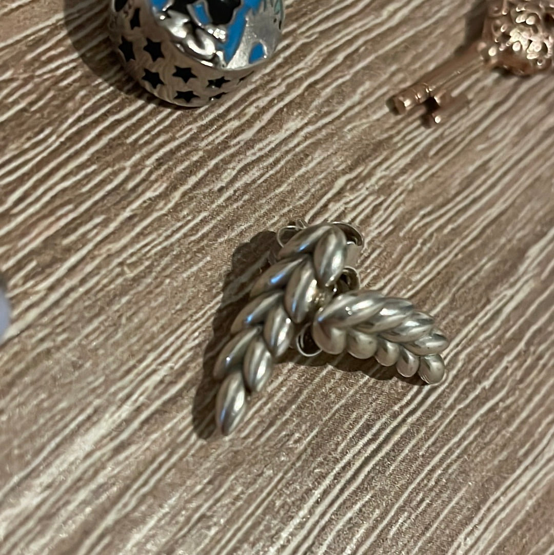 Genuine Pandora Wheat Sheaf Earrings