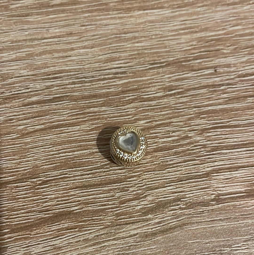 Genuine Pandora Essence 14ct Gold Love Charm