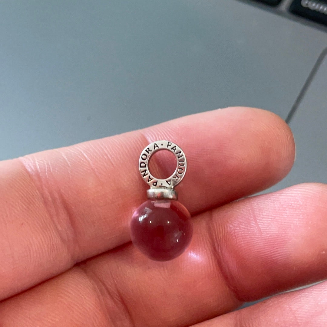 Genuine Pandora Pink Stone Love Potion Dangle