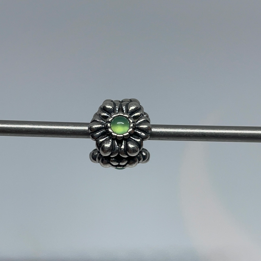 Genuine Pandora Light Green Birthday Bloom Charm