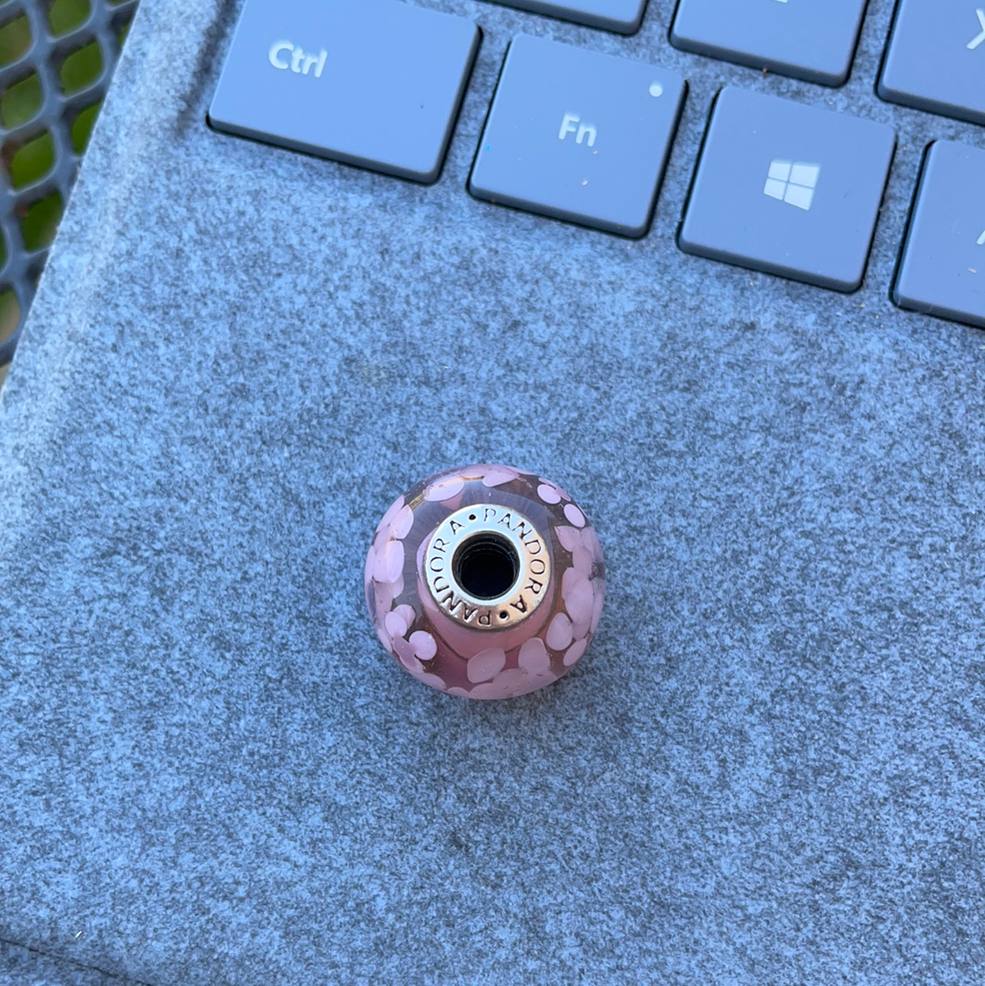 Genuine Pandora Giant XL Pink Blossom Flowers Large and Heavy and Retired