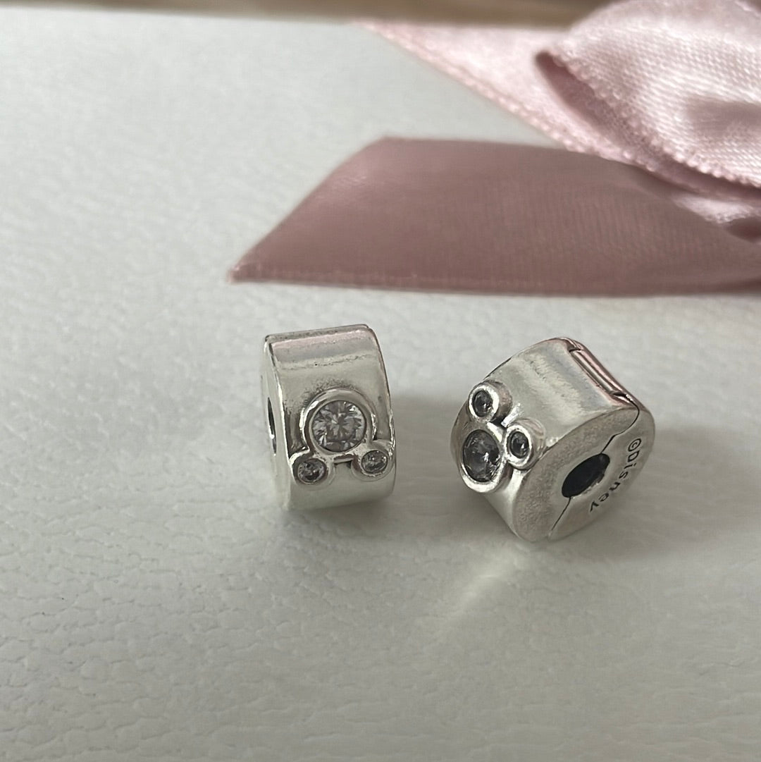 Genuine Pandora New Style Disney Minnie and Mickey Mouse Clip