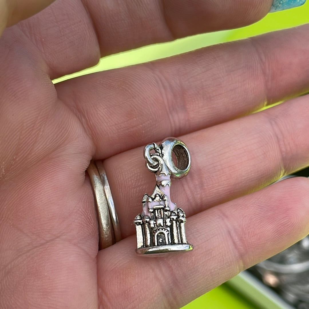 Sterling Silver Disney Parks Enamel Castle