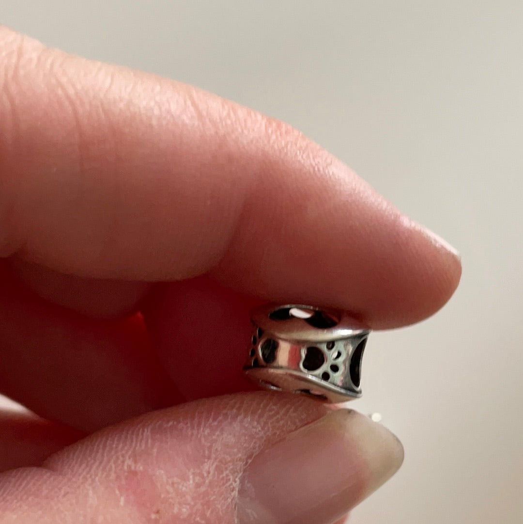 Genuine Pandora Openwork Paw Print Charm