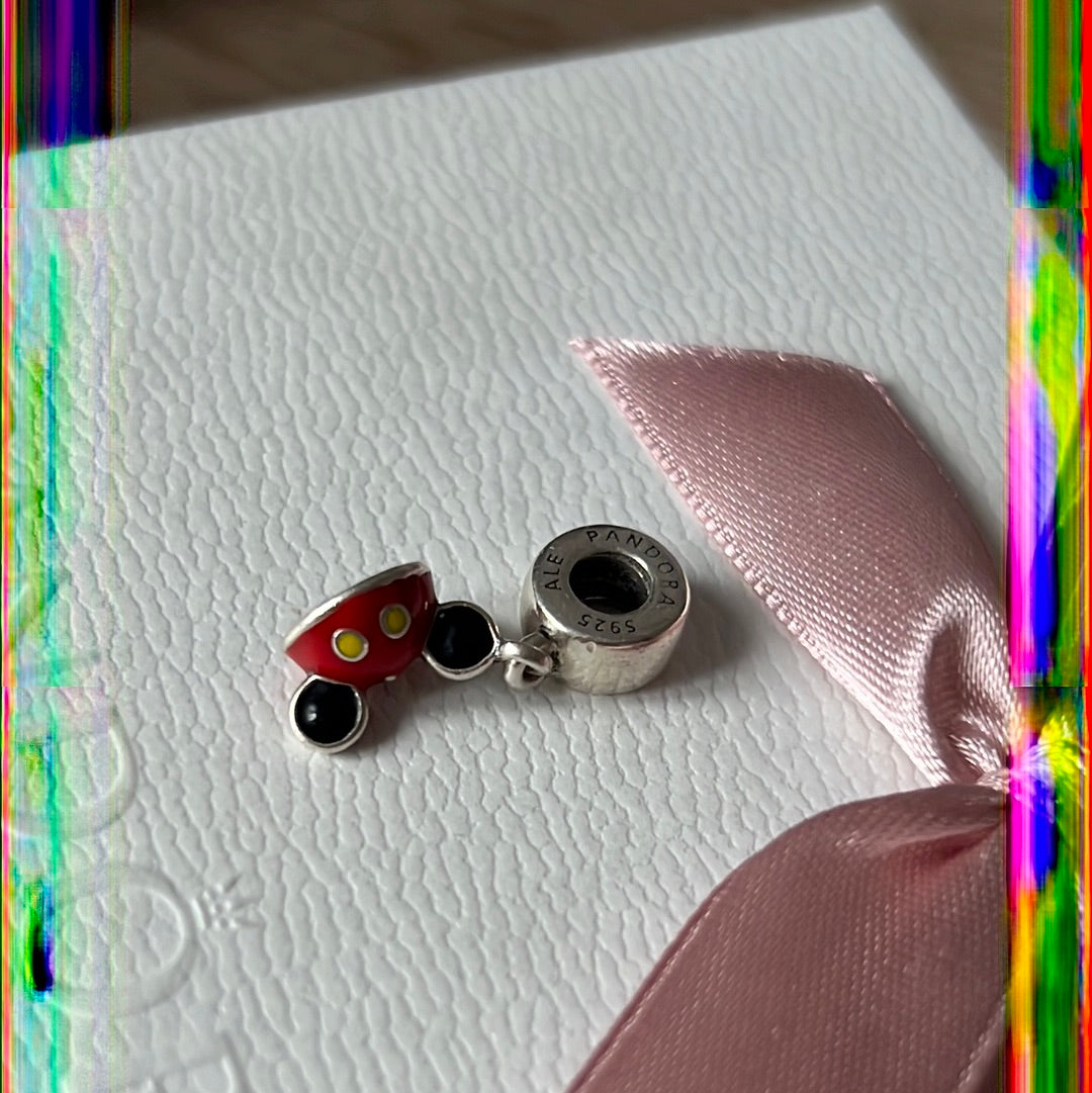Genuine Pandora Disney Parks Exclusive Mickey Mouse Enamel Ears