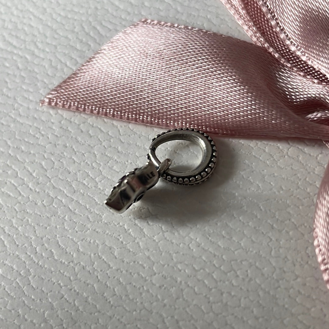 Genuine Pandora Purple Forget Me Not Pendant Charm