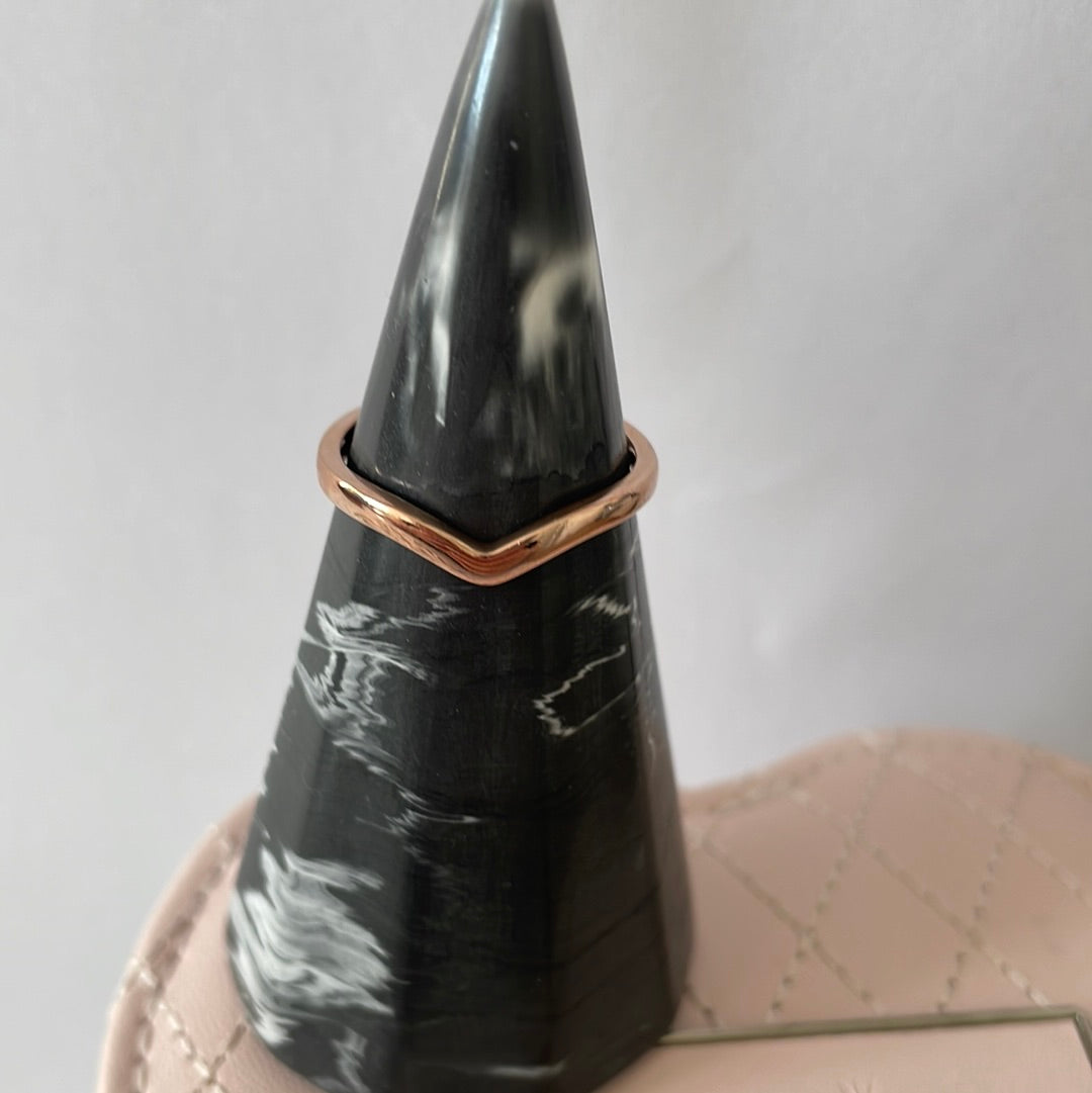 Genuine Pandora Rose Gold Wishbone Ring Various Sizes ....