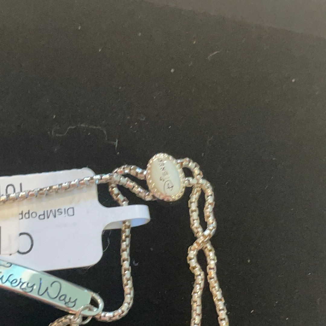 Genuine Chamilia Brand New in Box Disney Mary Poppins 'Practically Perfect in everyway' Tape Measure Tennis Bracelet