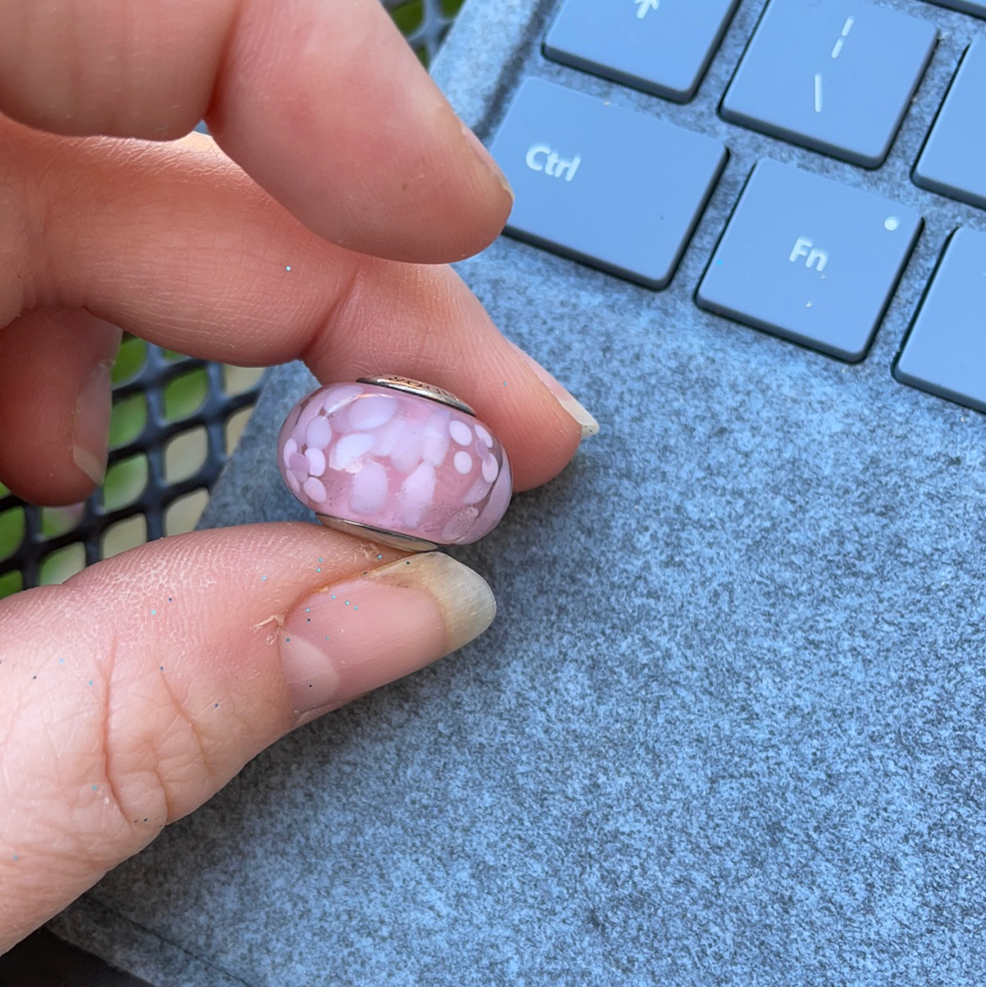 Genuine Pandora Giant XL Pink Blossom Flowers Large and Heavy and Retired