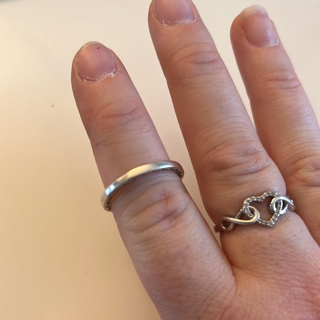 Genuine Pandora Radiant Hearts Ring Plain