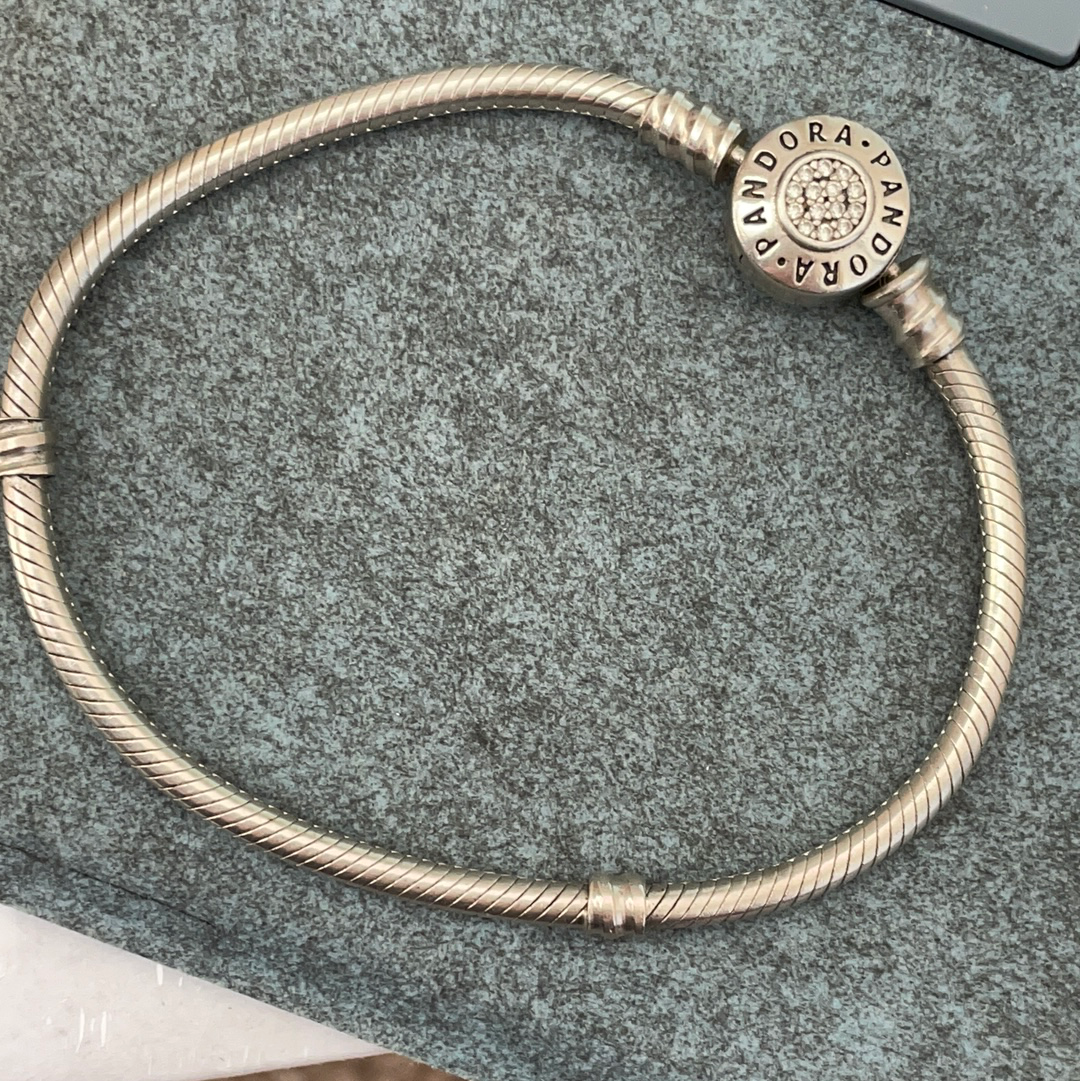UNBRANDED Pandora Pave Logo Clasp 19cm CHEAP