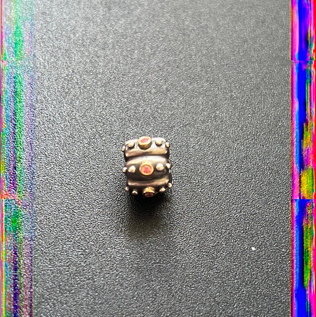 Genuine Pandora Two Tone Salmon Rare HTF Clip