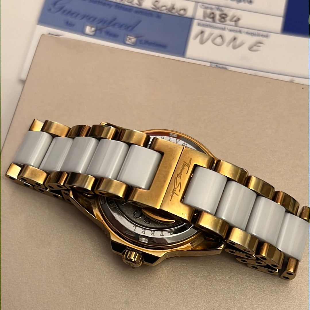 Genuine Thomas Sabo Rose Gold Mother of Pearl Enamel Watch