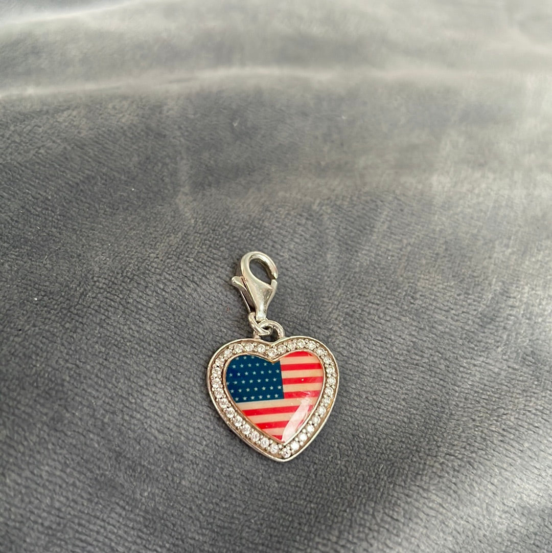 Thomas Sabo USA Pave Enamel Travel Clip Charm