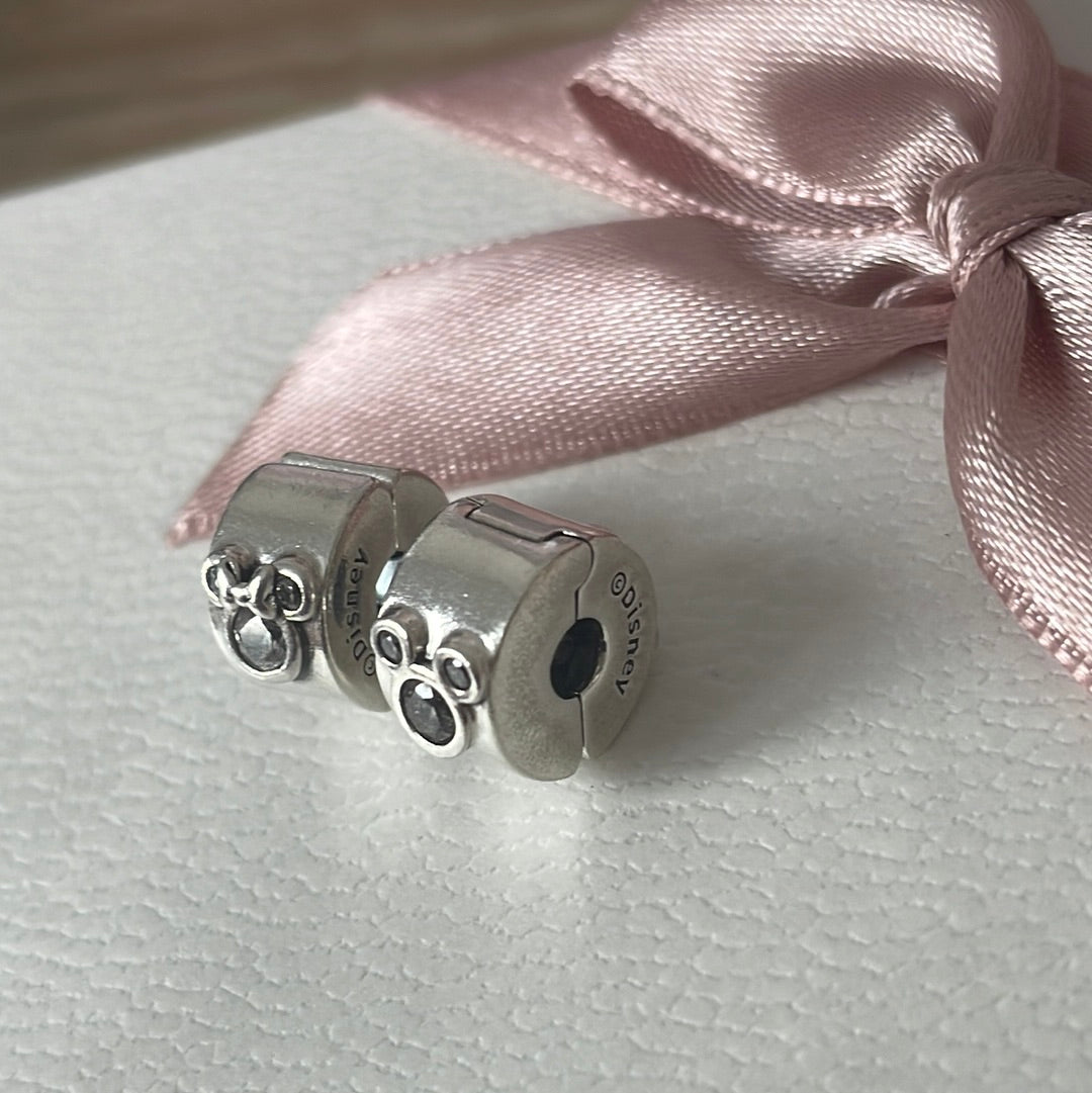 Genuine Pandora New Style Disney Minnie and Mickey Mouse Clip