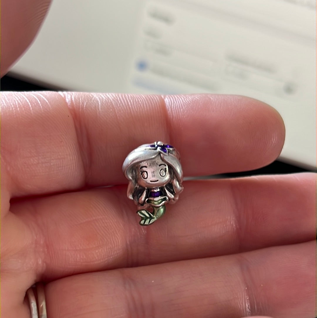 Genuine Pandora Disney Ariel Baby Enamel Charm