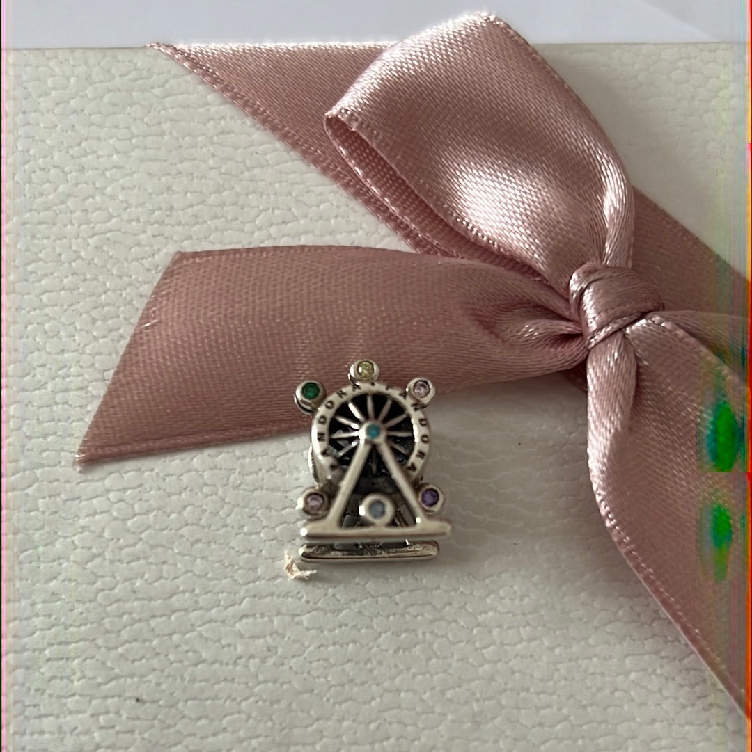 Genuine Pandora Ferris Wheel CZ Fairground Charm