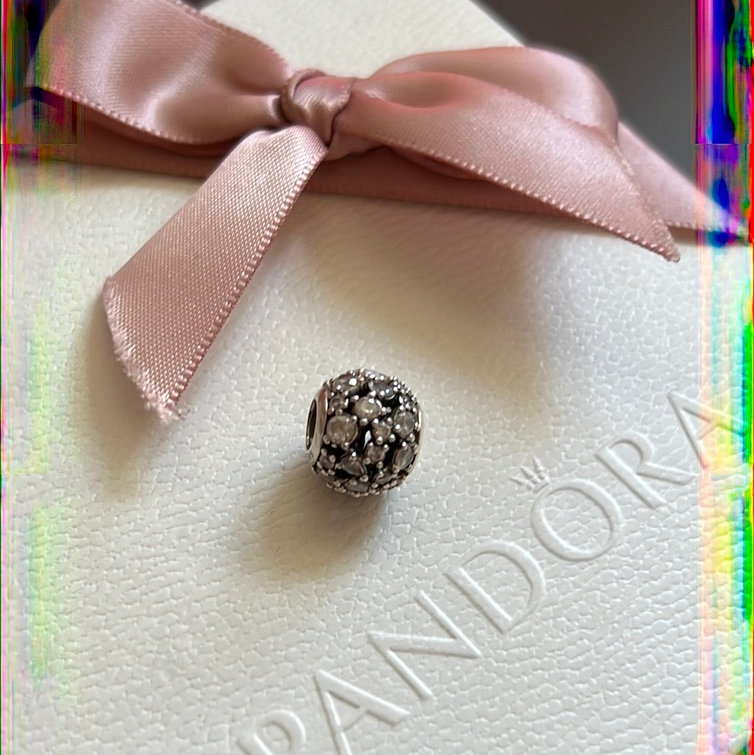 Genuine Pandora Clear CZ Stone Sparkle Charm Beauty