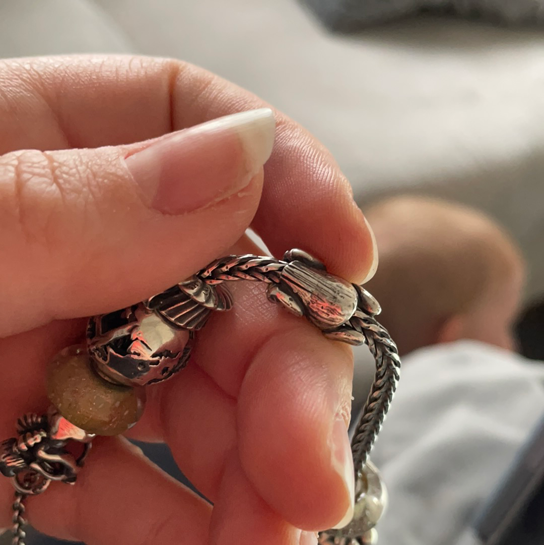 Genuine Trollbeads Hugging Teddy Bear Charm