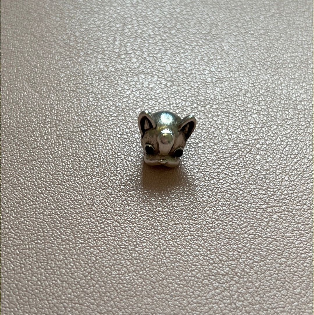 Genuine OHM Dog Face Animal Charm