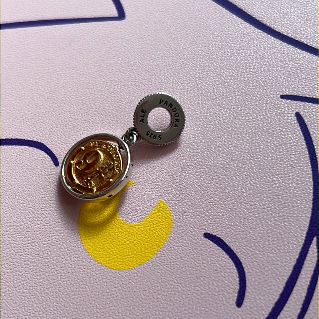 Genuine Pandora Harry Potter Shine Gold Platform 9 3/4 Dangle Charm