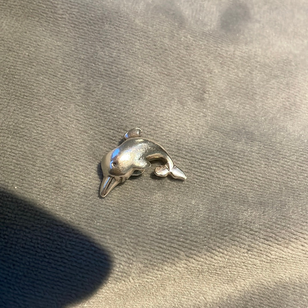 Sterling Silver Dolphin Sea Animal Charm