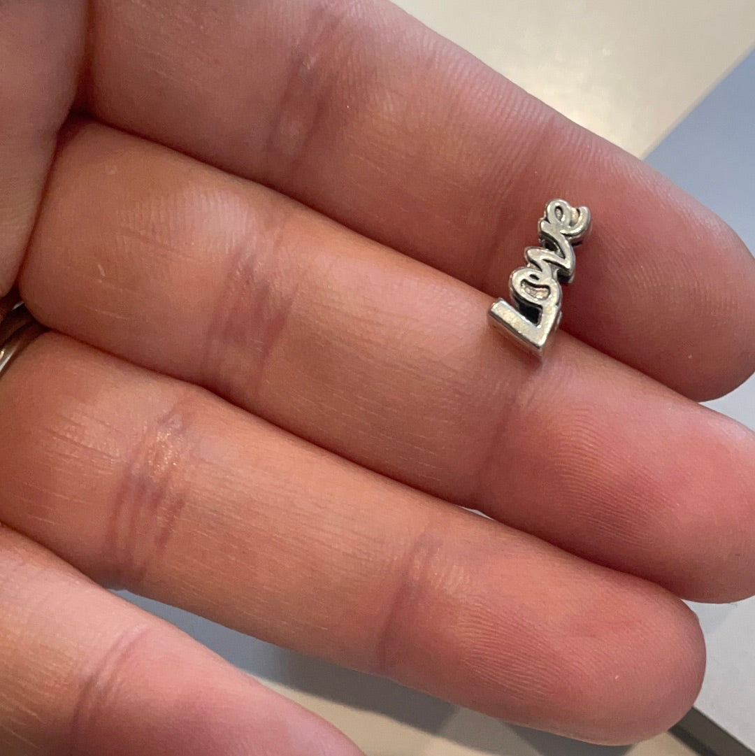 Genuine Pandora Reflexions LOVE Word Charm Clip