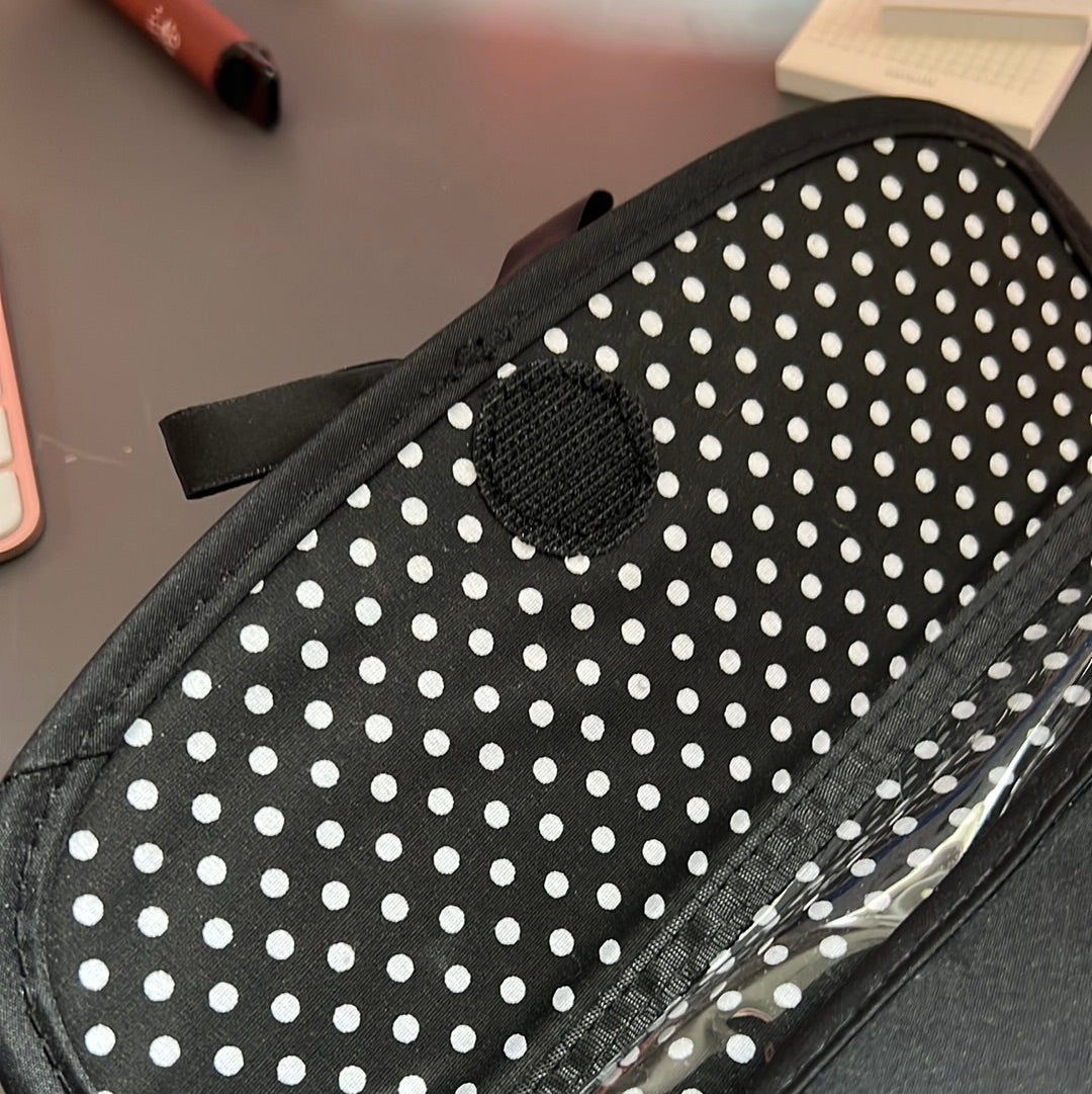 Genuine Pandora Black Travel Cosmetic Makeup Case Promo RARE