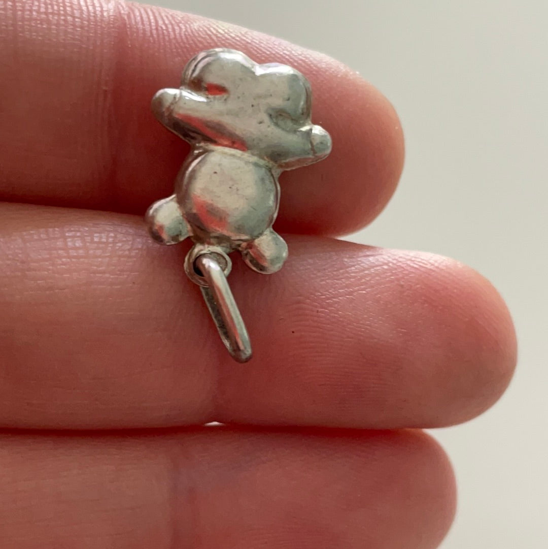 Unbranded Sterling Silver Little Bear Dangle Pendant