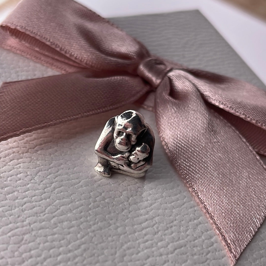 Genuine Pandora Monkey and Monkey Baby Animal Charm