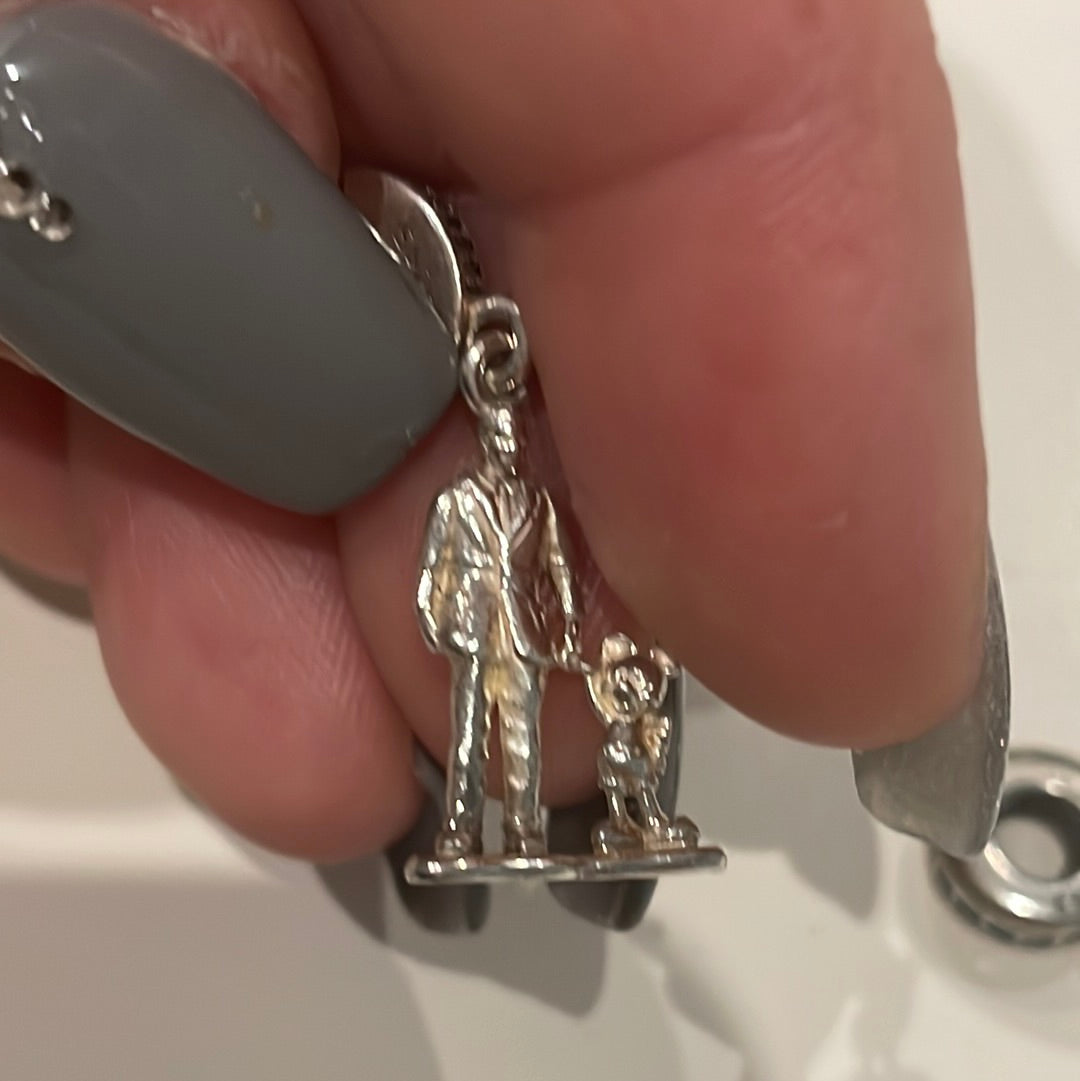 Genuine Pandora Disney Walt Disney and Mickey Mouse Dangle Charm