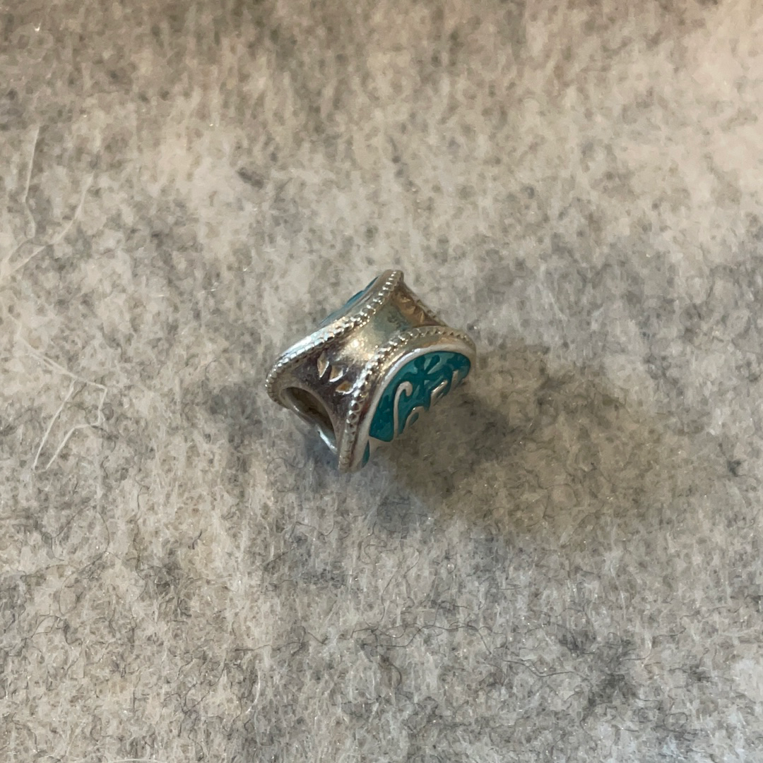 Genuine Chamilia Blue Noel Christmas charm